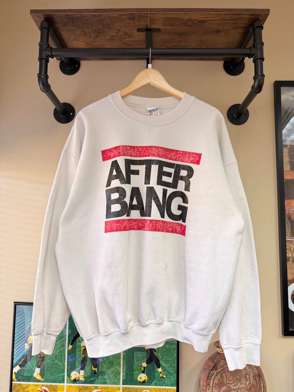 2002 Robot Food Afterbang Y2K Vintage Snowboard Movie Crewneck Burton Salomon